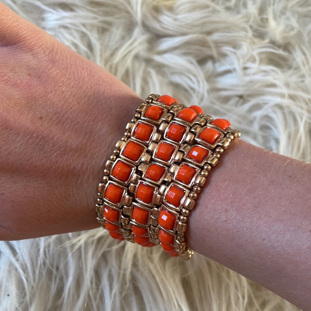 Orange bracelet